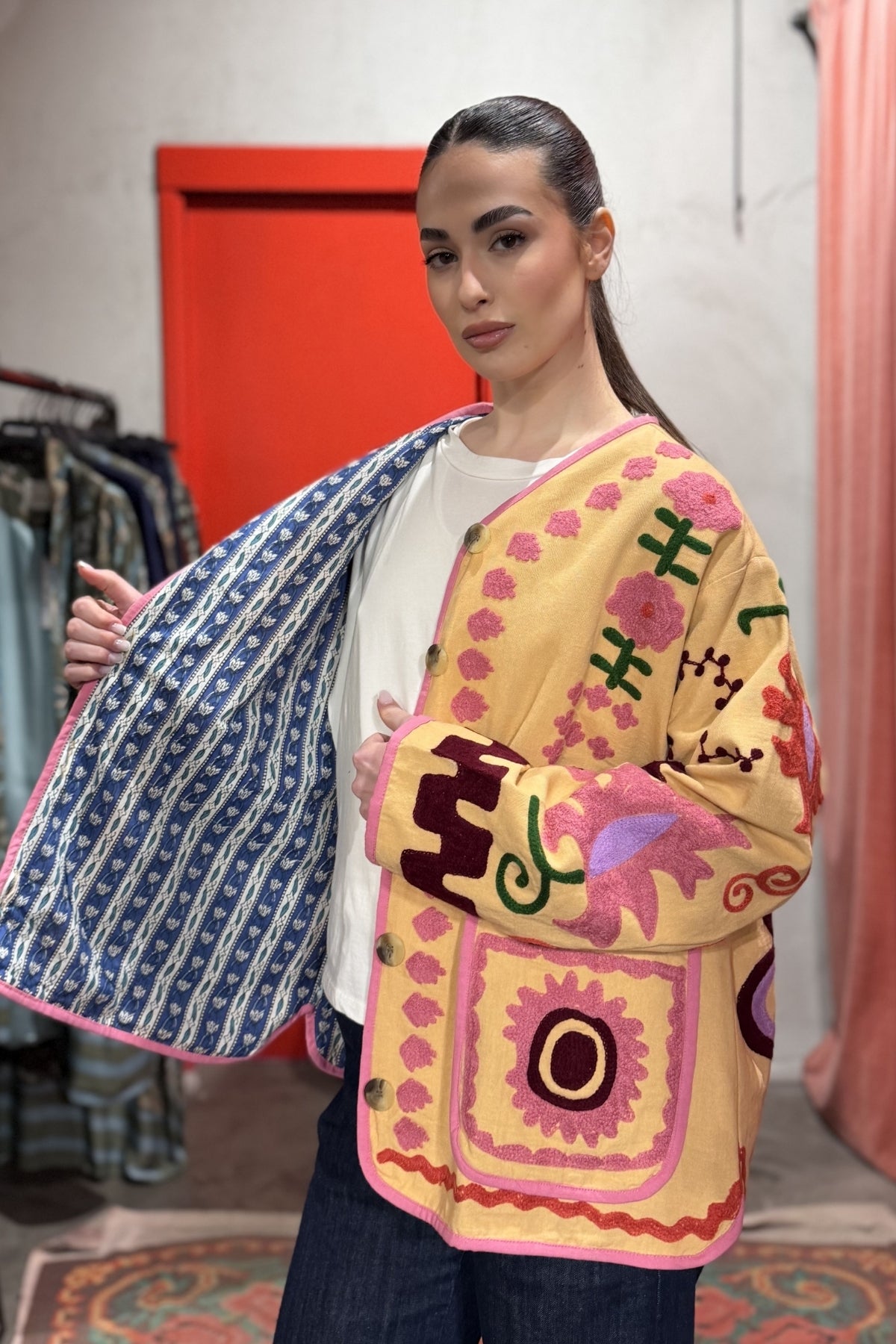 SISSEL EDELBO - jacket maggie - SUZANI PEACH