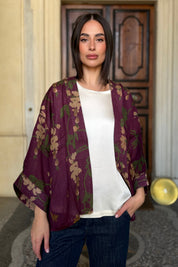 one-hundred-stars-1 - giacca kimono wool - WISTERIA PLUM