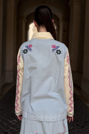 SISSEL EDELBO - camicia louise - BABY BLUE