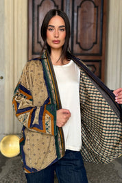 one-hundred-stars-1 - giacca kimono velluto - FLEUR DE LYS SAND