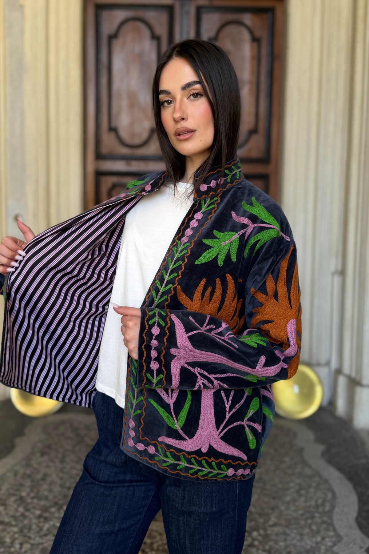 FABRICE PARIS - giacca kimono moucheron - 45