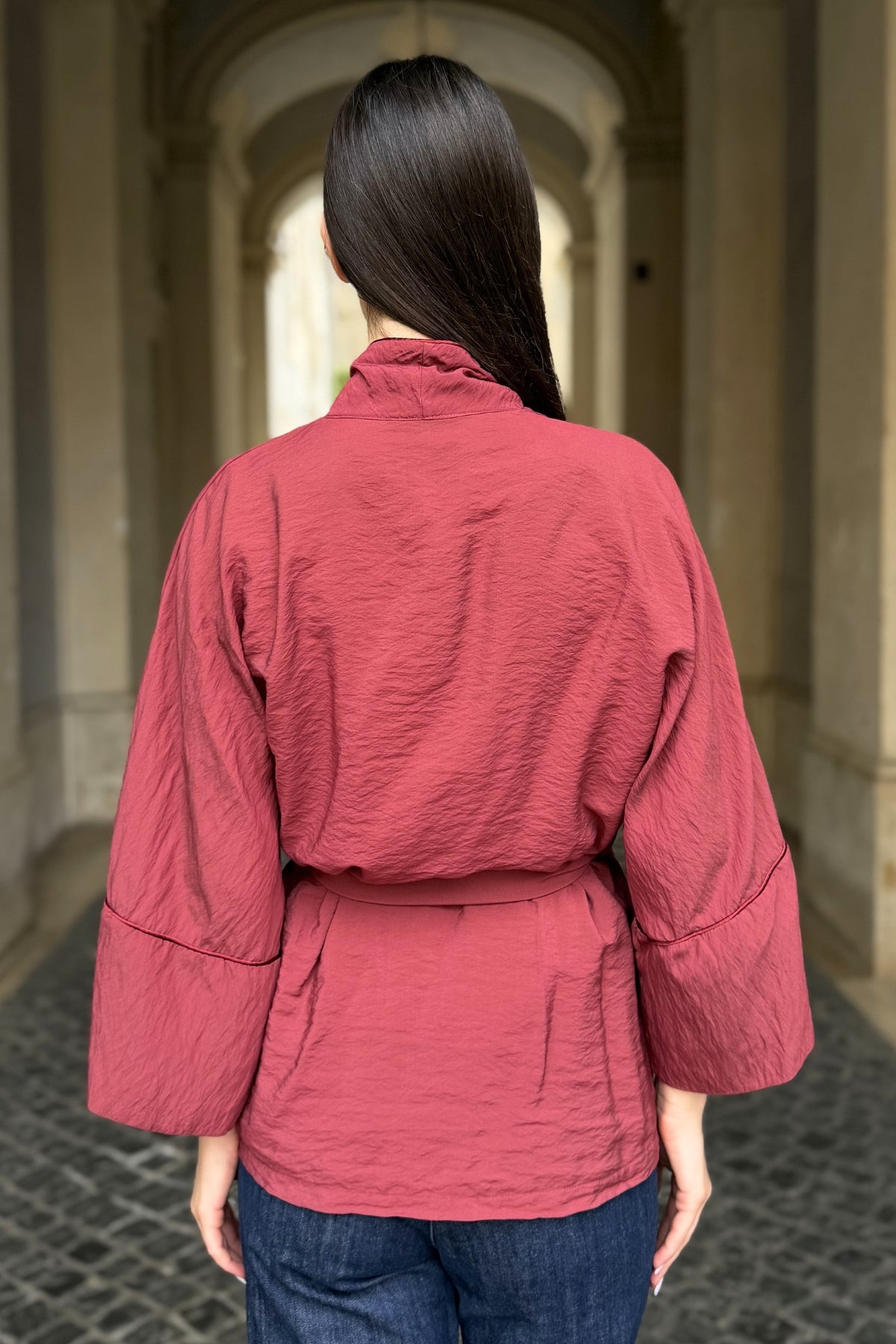 ARTEFILIA-MILANO - kimono marea - CABERNET