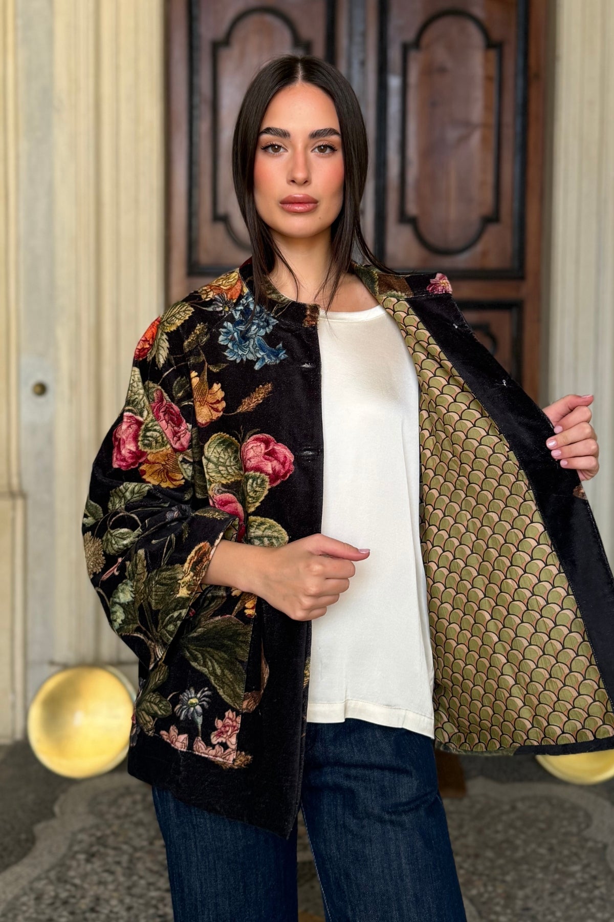 one-hundred-stars-1 - velvet jacket - PRIMULA BLACK