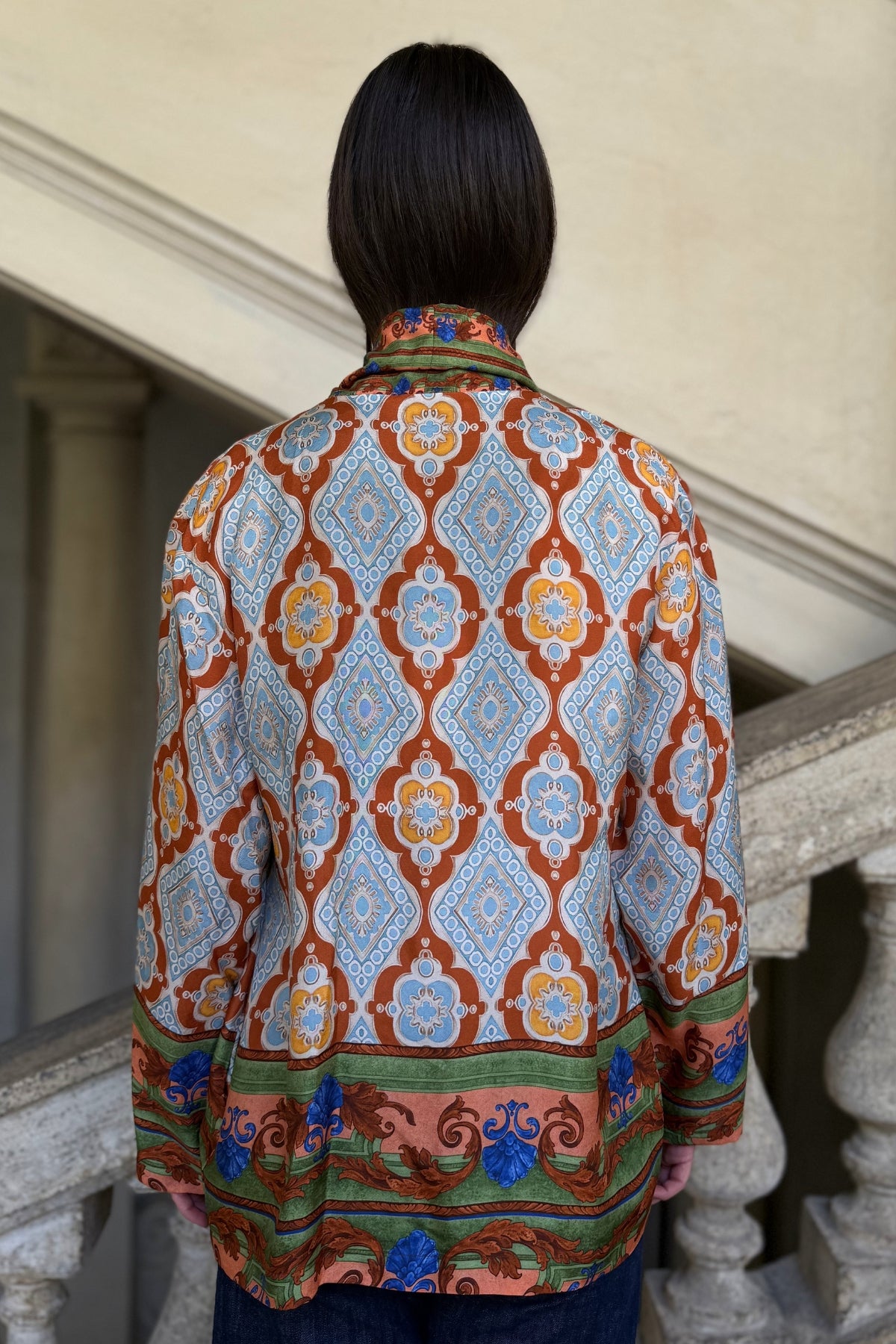WU-SIDE - giacca kimono viscosa - COCCIO
