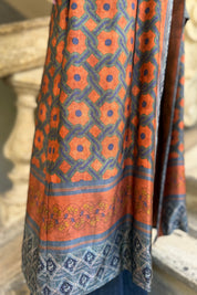 WU-SIDE - kimono viscosa - RUGGINE