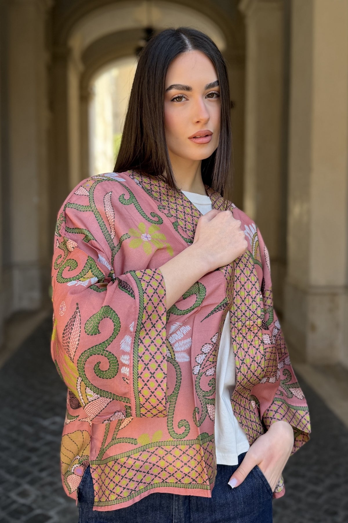 one-hundred-stars-1 - giacca kimono - GIANT KANTHA DUSK