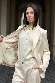 WU-SIDE - giacca blazer - AVORIO