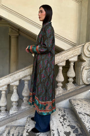 WU-SIDE - kimono viscosa - MILITARE