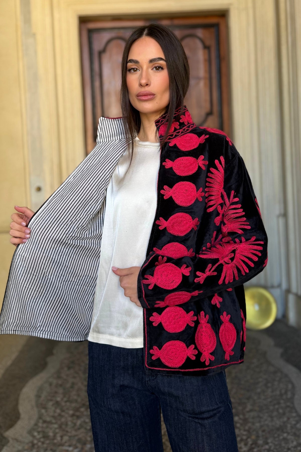FABRICE PARIS - giacca kimono moucheron - 175