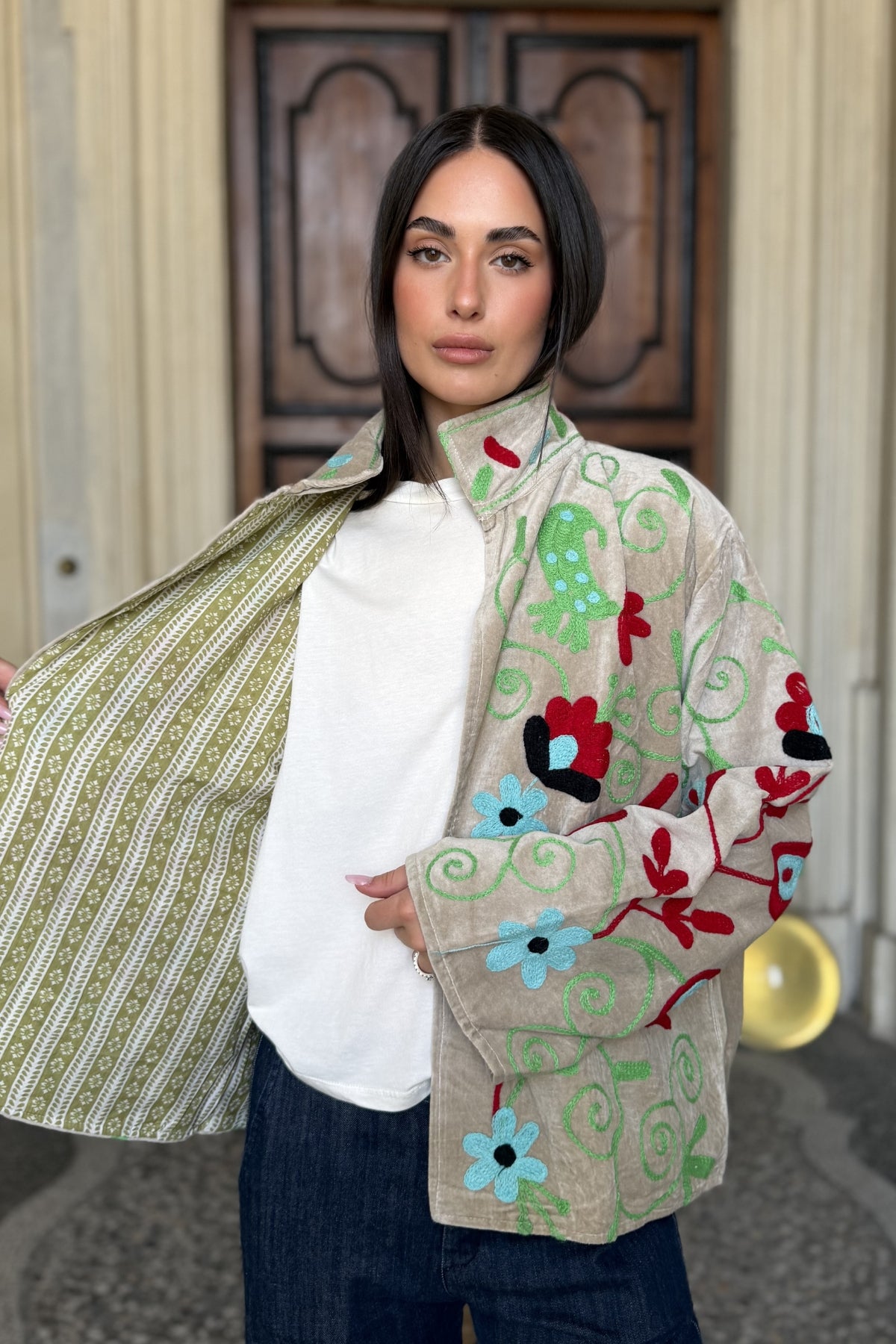 FABRICE PARIS - giacca kimono moucheron - 133