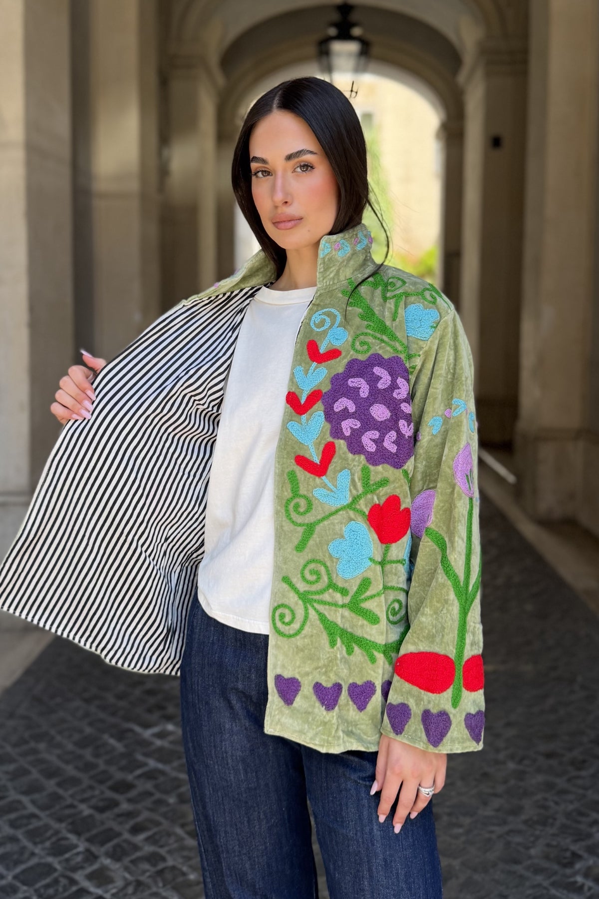 FABRICE PARIS - giacca kimono moucheron - 134