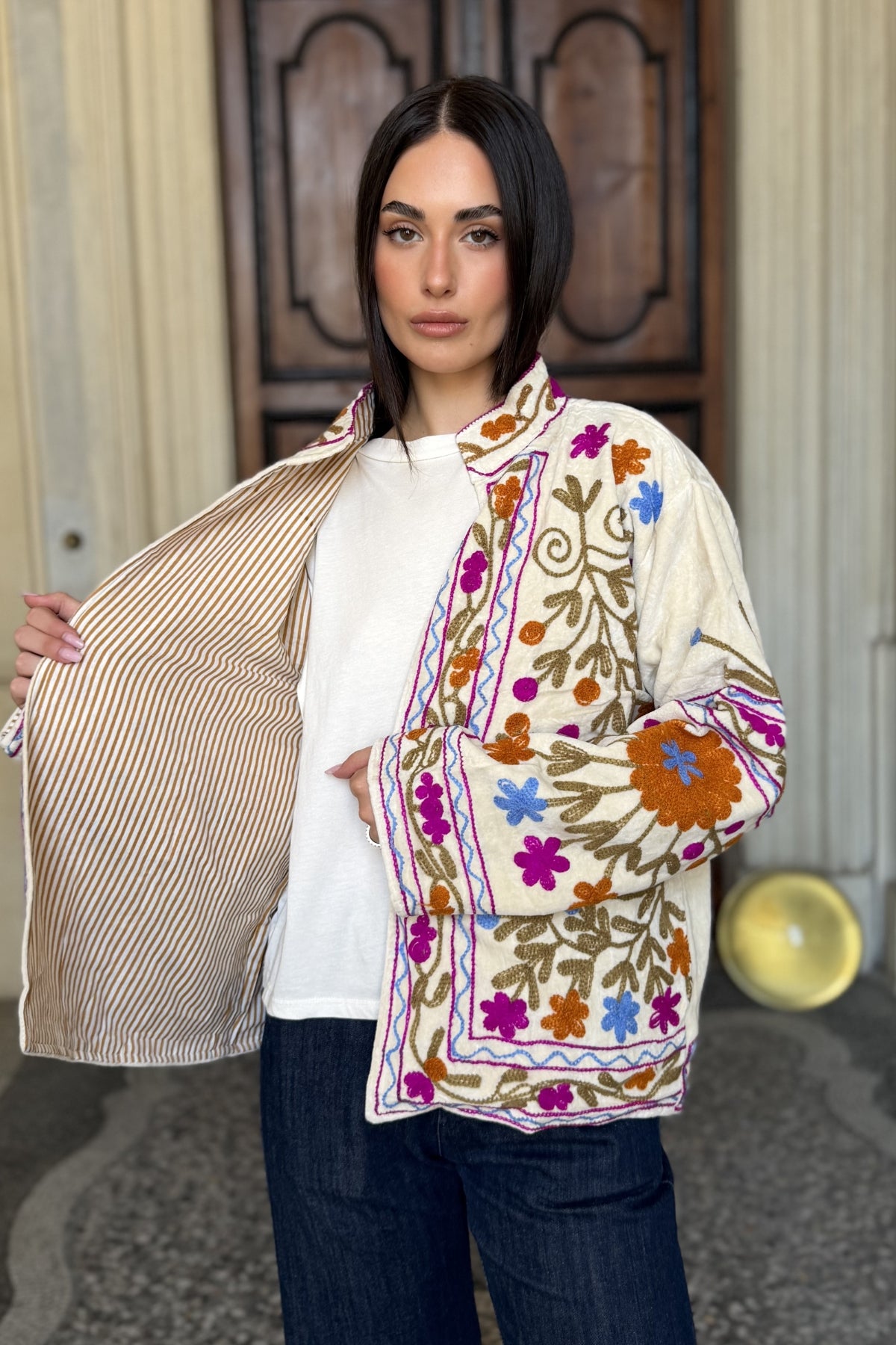 FABRICE PARIS - giacca kimono moucheron - 90