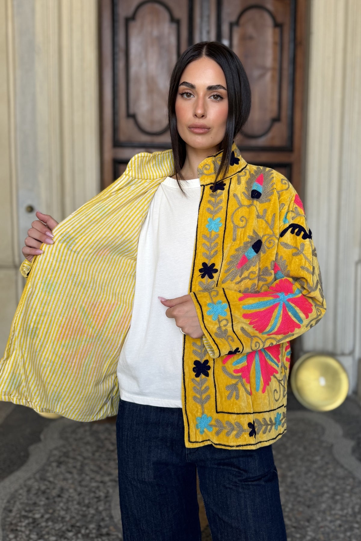 FABRICE PARIS - giacca kimono moucheron - 107