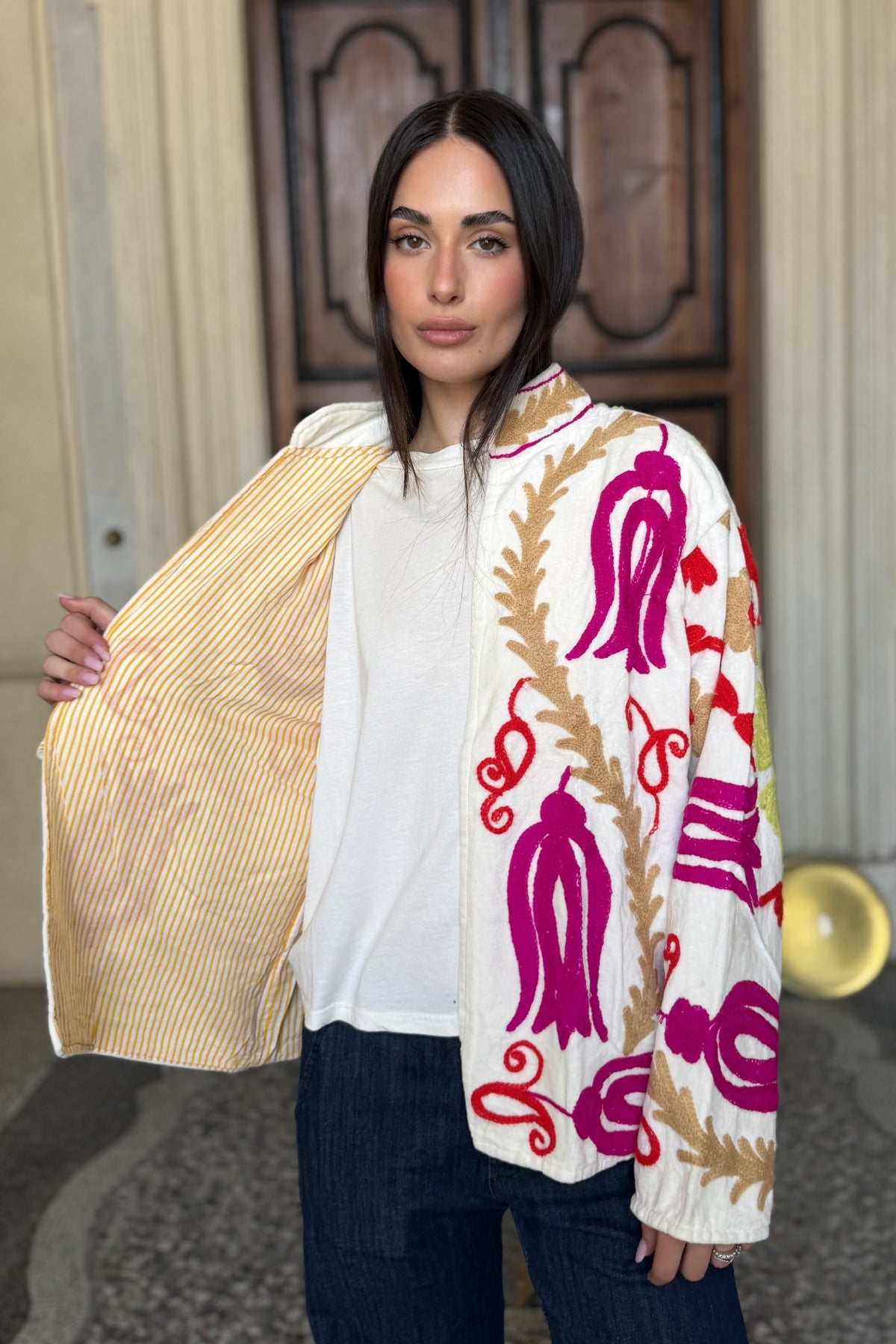 FABRICE PARIS - giacca kimono moucheron - 128