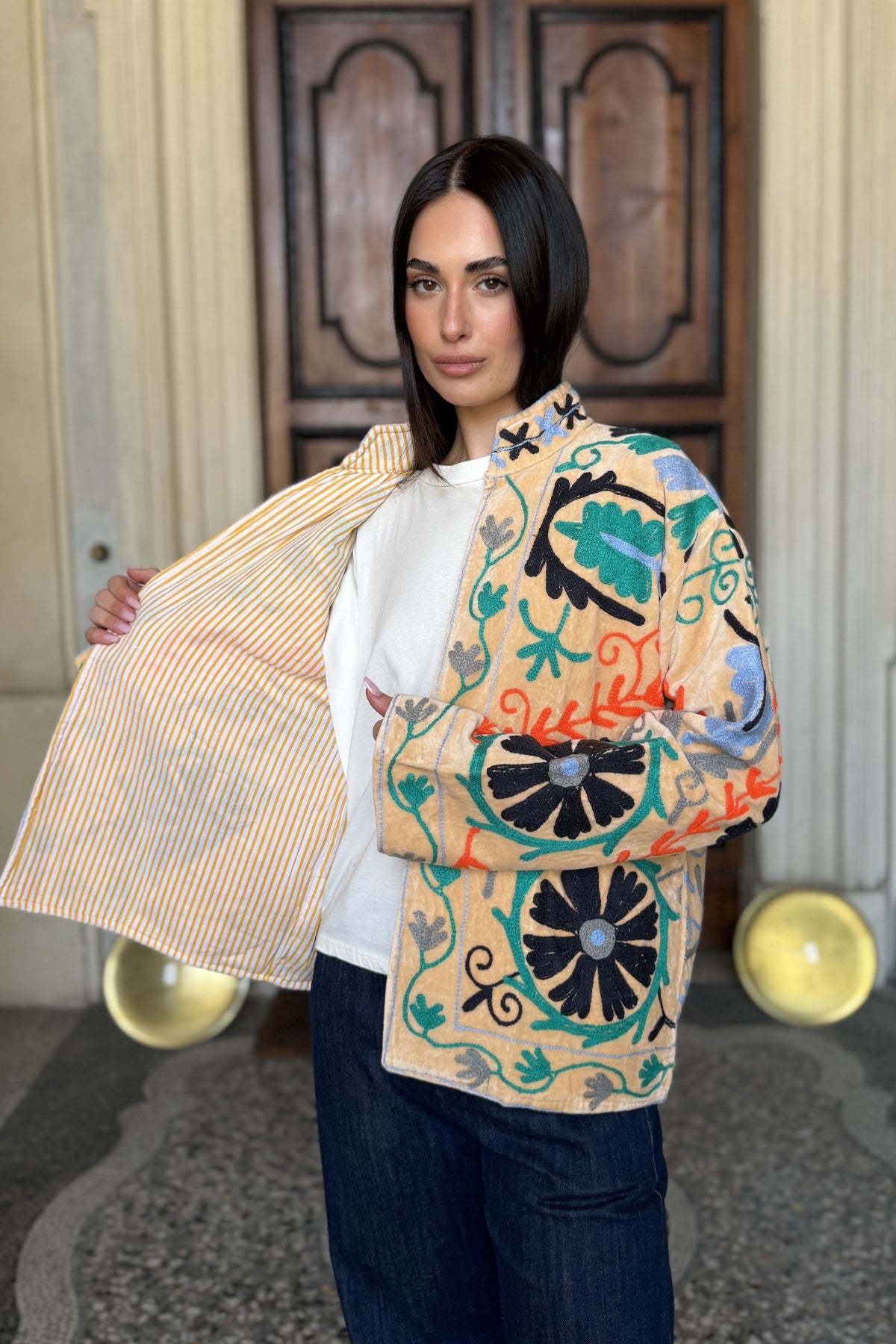 FABRICE PARIS - giacca kimono moucheron - 129