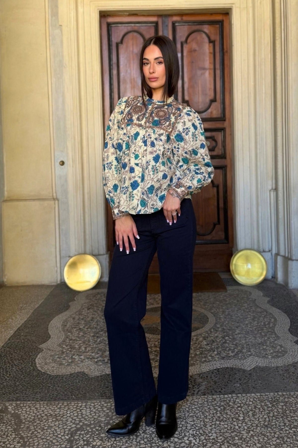 MAISON HOTEL - camicia kelly - VERDE PROVENCE
