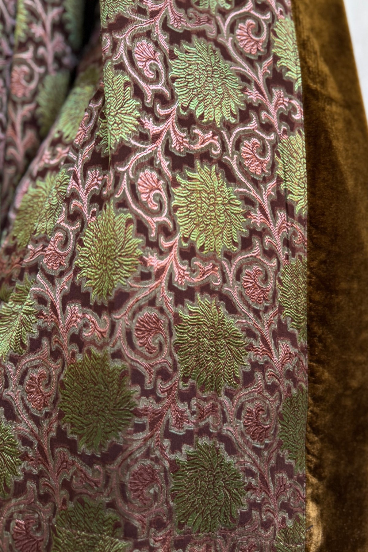 WU-SIDE - giacca kimono seta viscosa - MORO ROSA