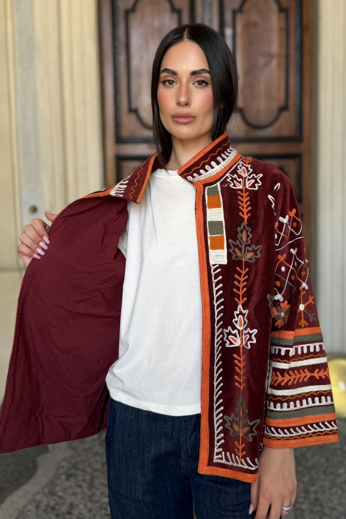 FABRICE PARIS - giacca kimono moucheron - 121