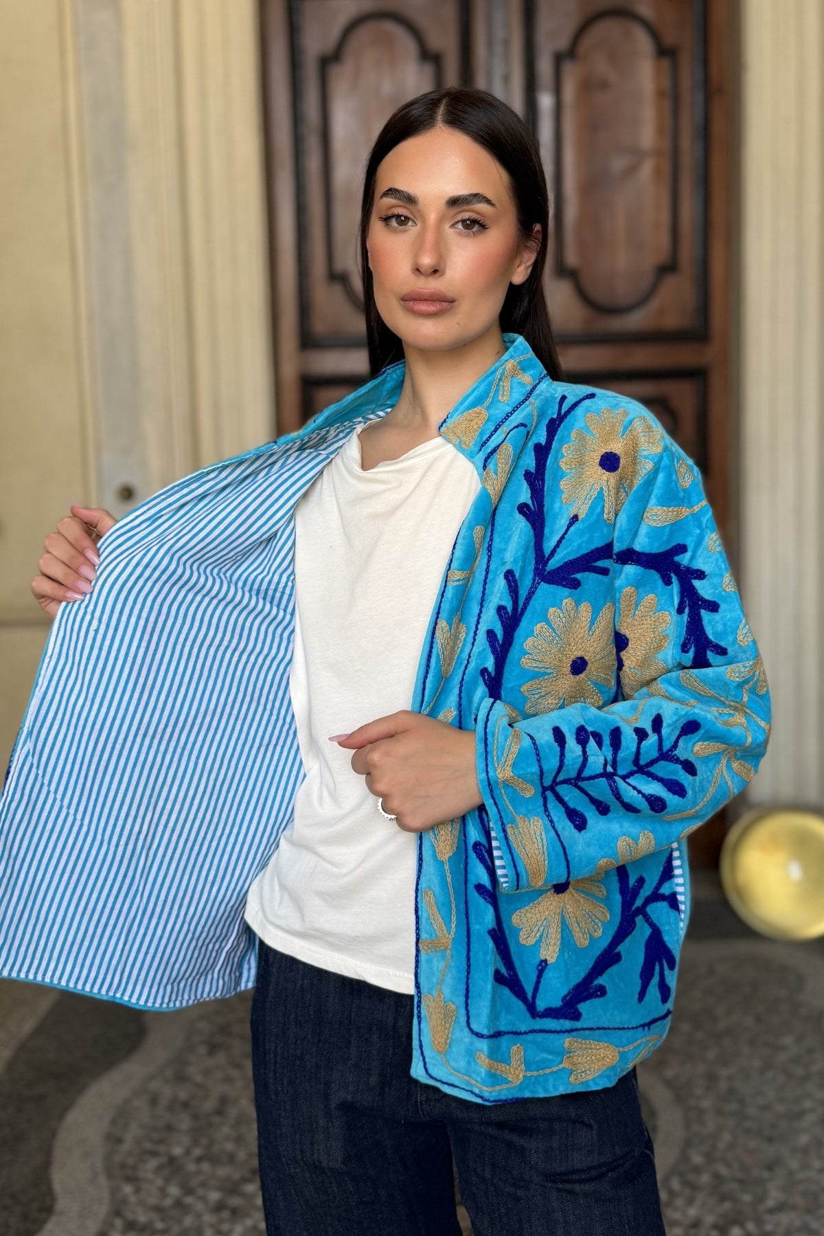 FABRICE PARIS - giacca kimono moucheron - 86