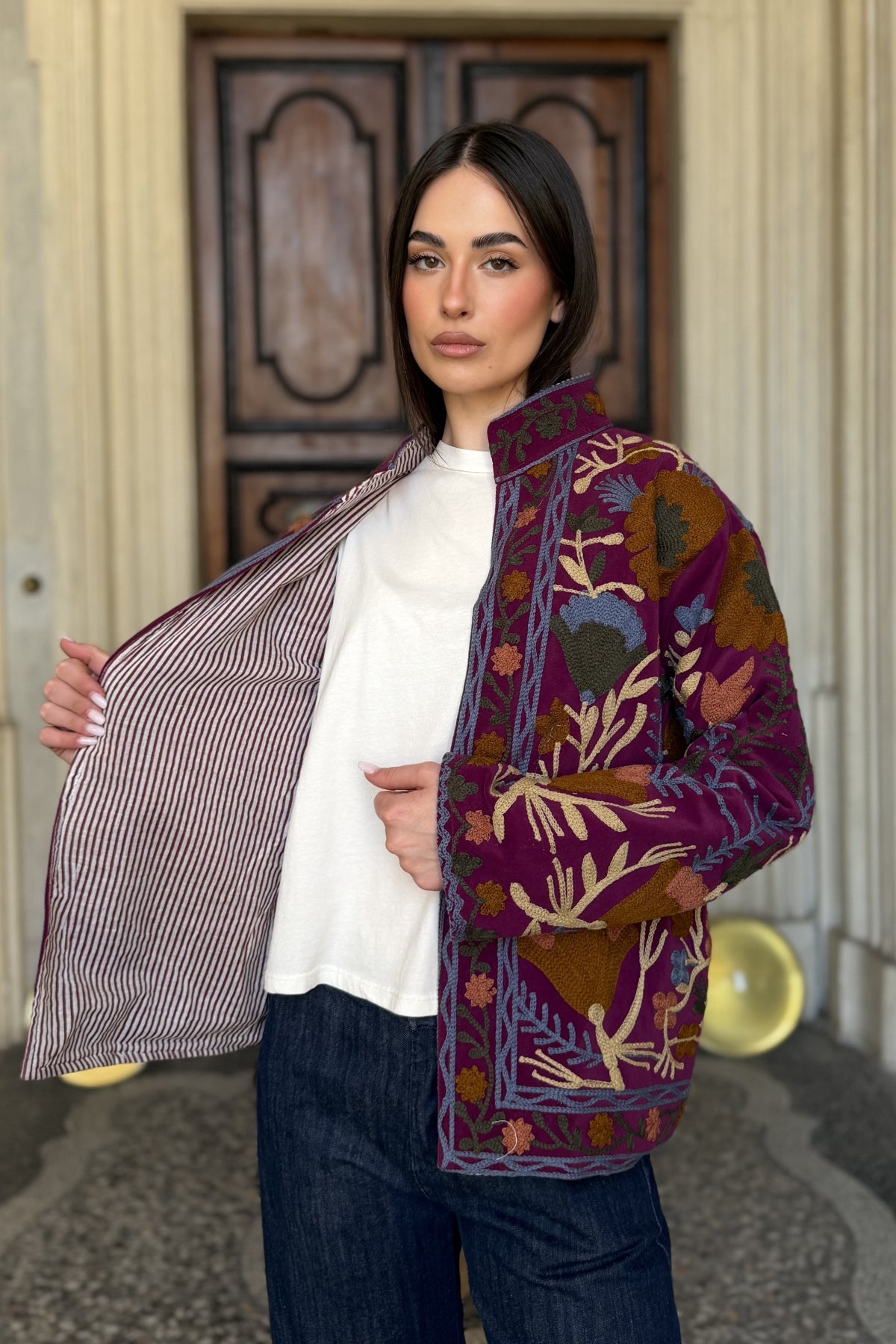FABRICE PARIS - giacca kimono moucheron - 40