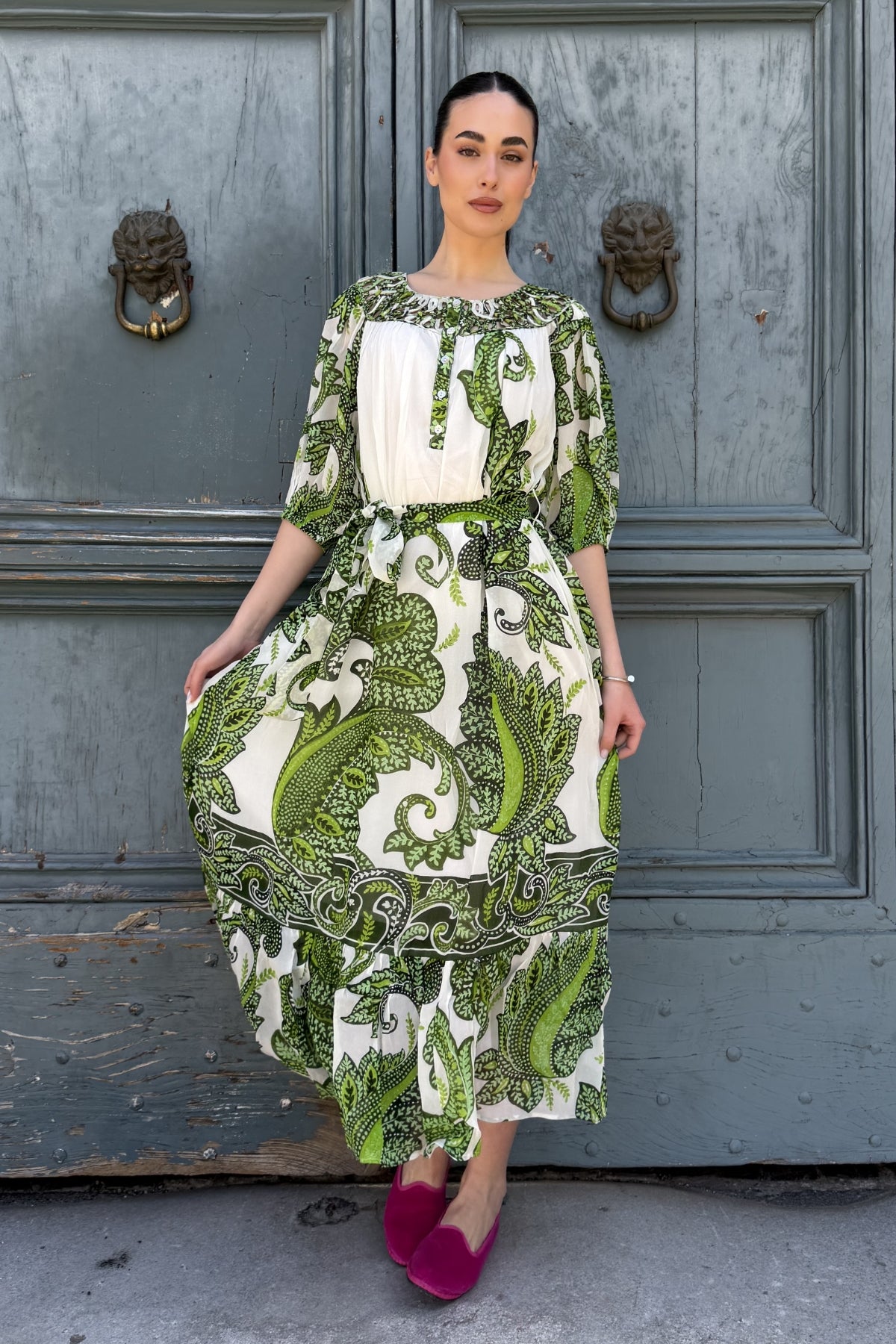 DERHY - abito melissandre - GREEN