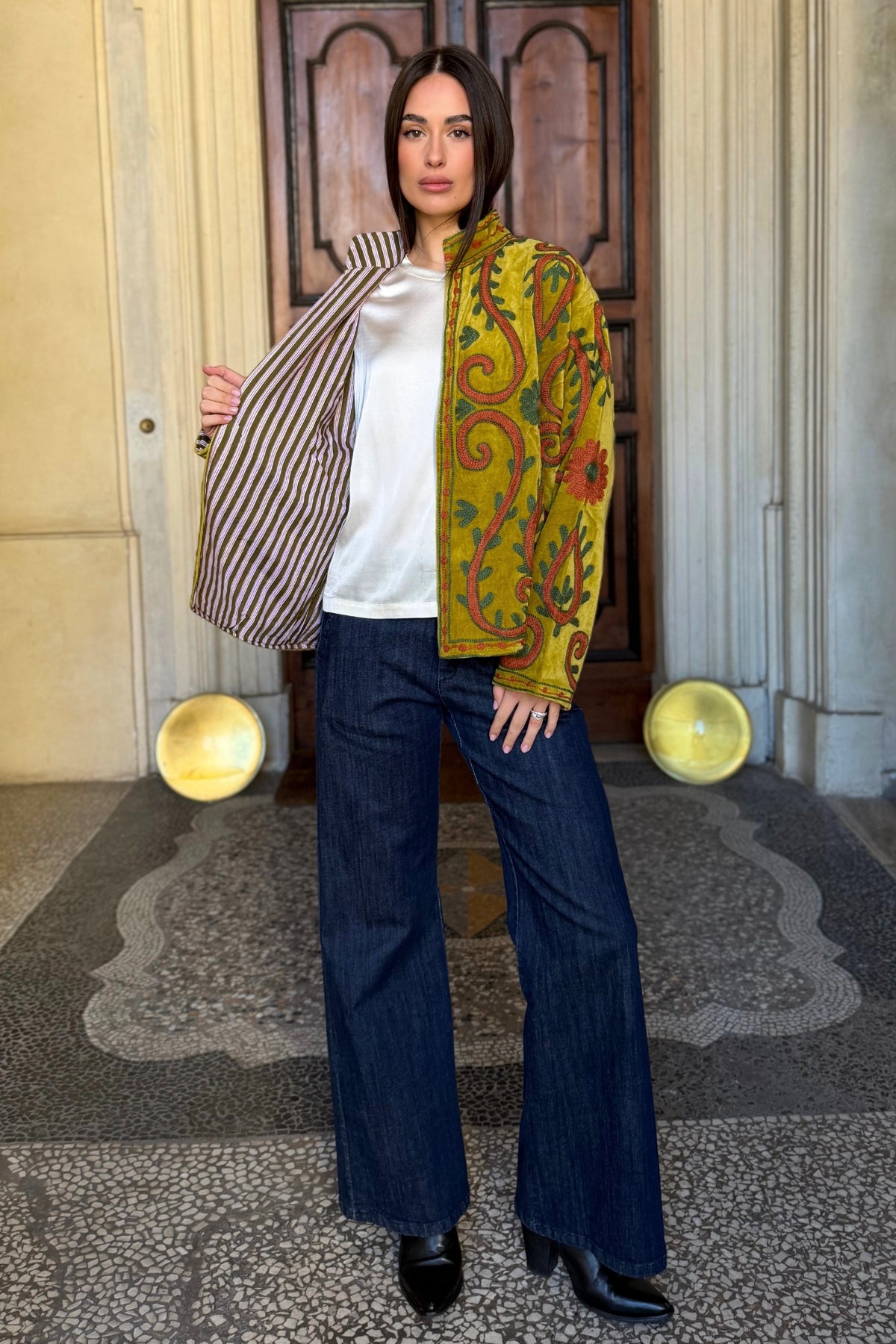 FABRICE PARIS - giacca kimono moucheron - 158