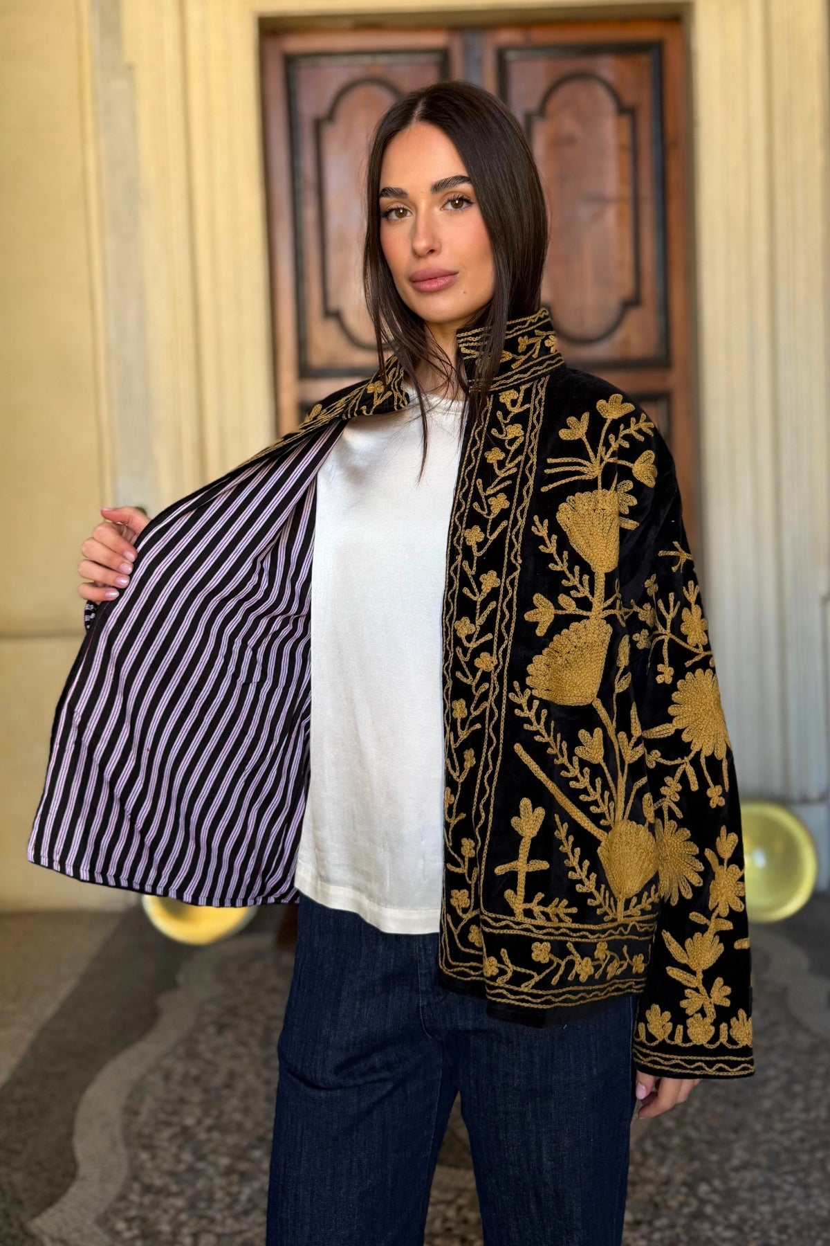 FABRICE PARIS - giacca kimono moucheron - 152