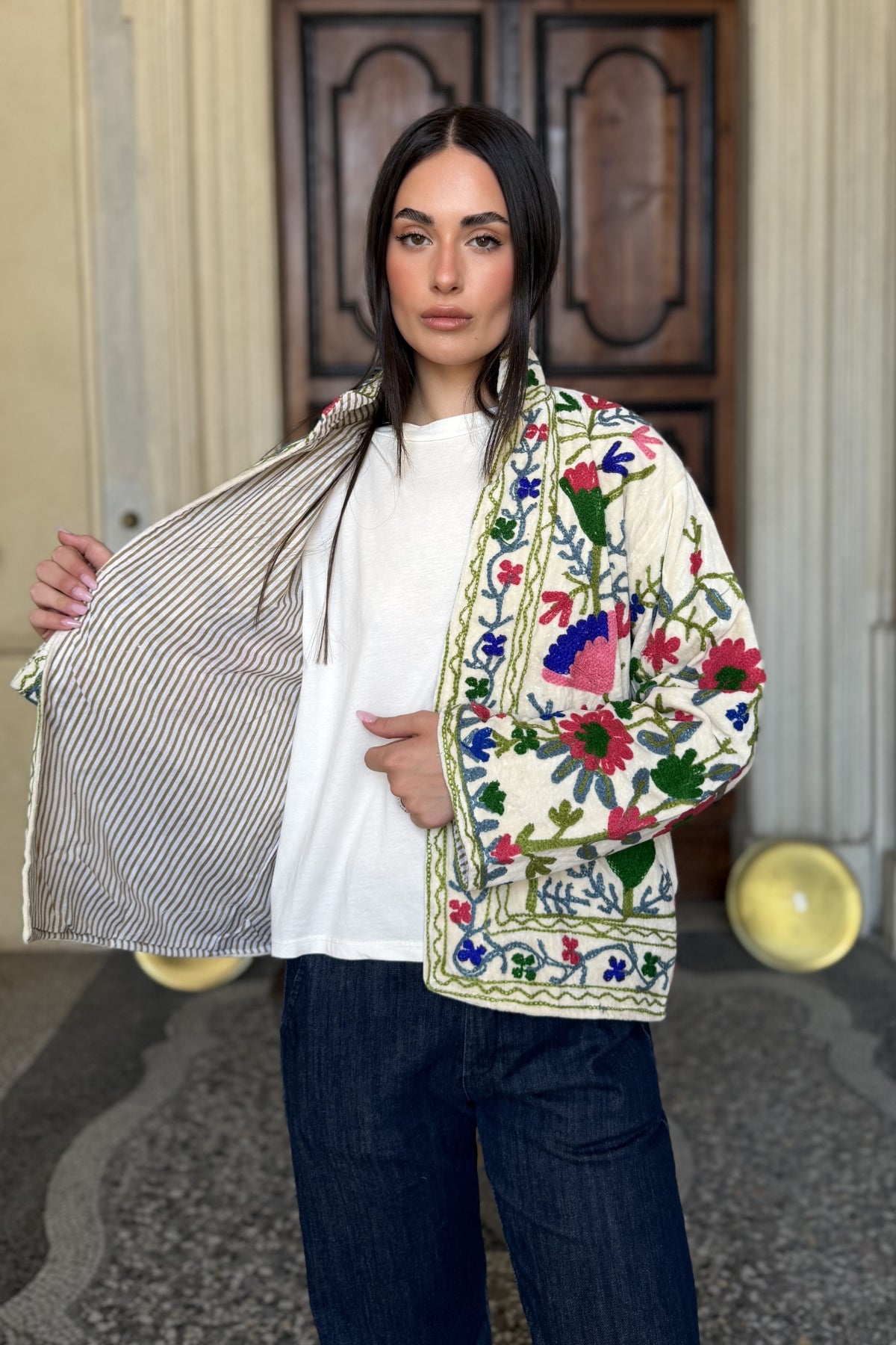 FABRICE PARIS - giacca kimono moucheron - 92