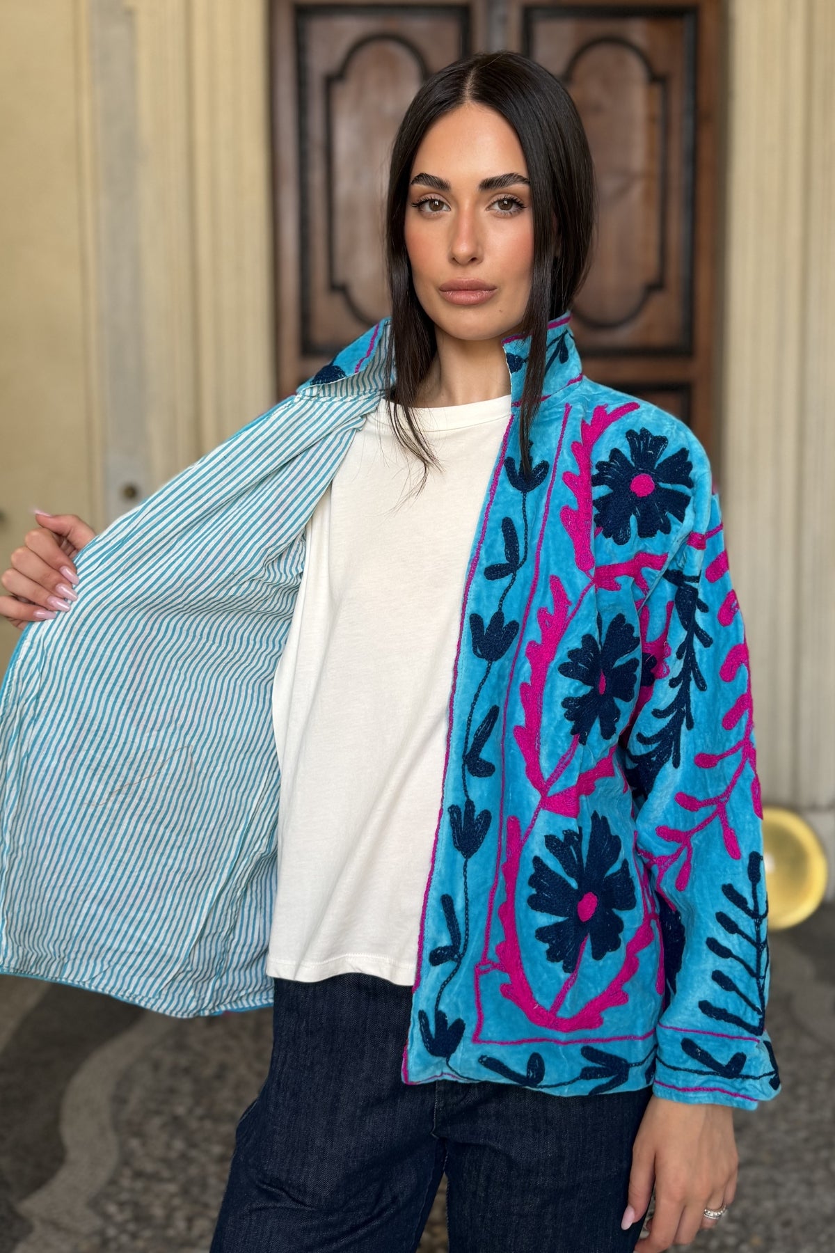 FABRICE PARIS - giacca kimono moucheron - 87