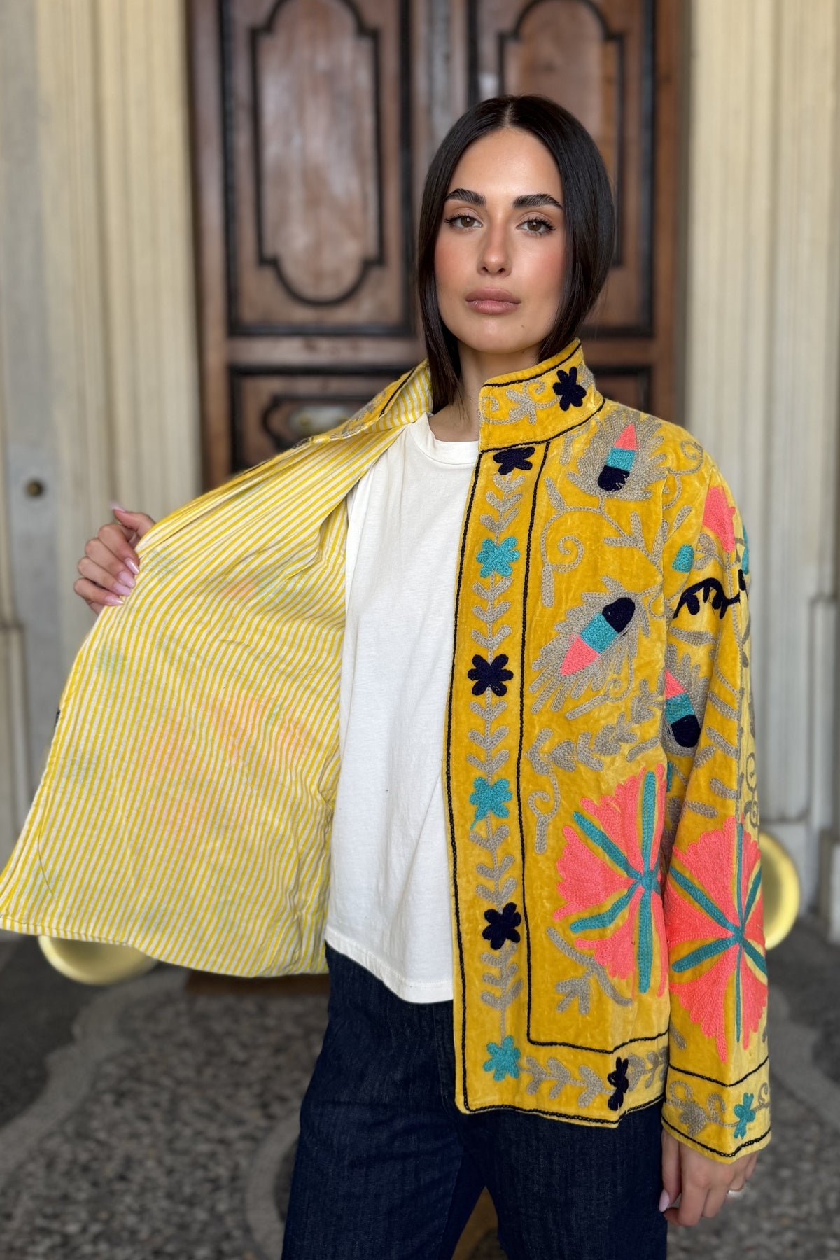 FABRICE PARIS - giacca kimono moucheron - 106