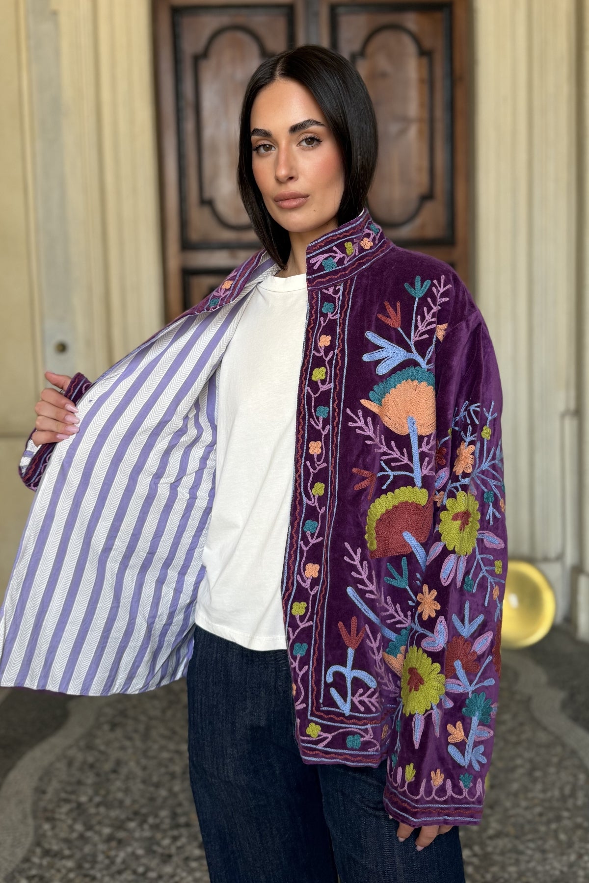 FABRICE PARIS - giacca kimono moucheron - 59
