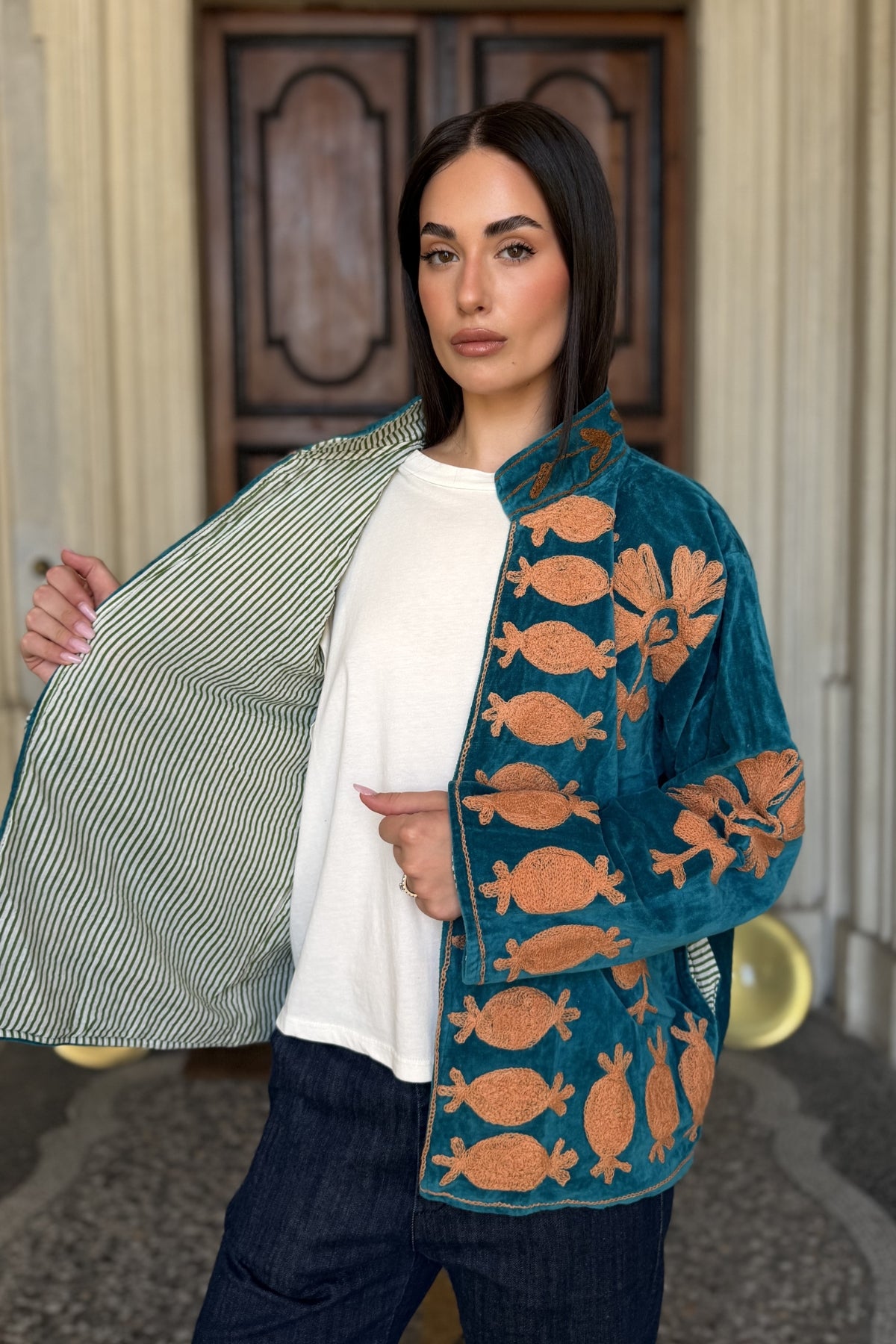 FABRICE PARIS - giacca kimono moucheron - 74