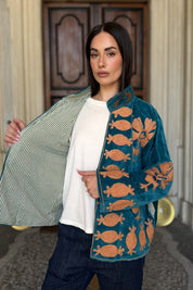 FABRICE PARIS - giacca kimono moucheron - 74