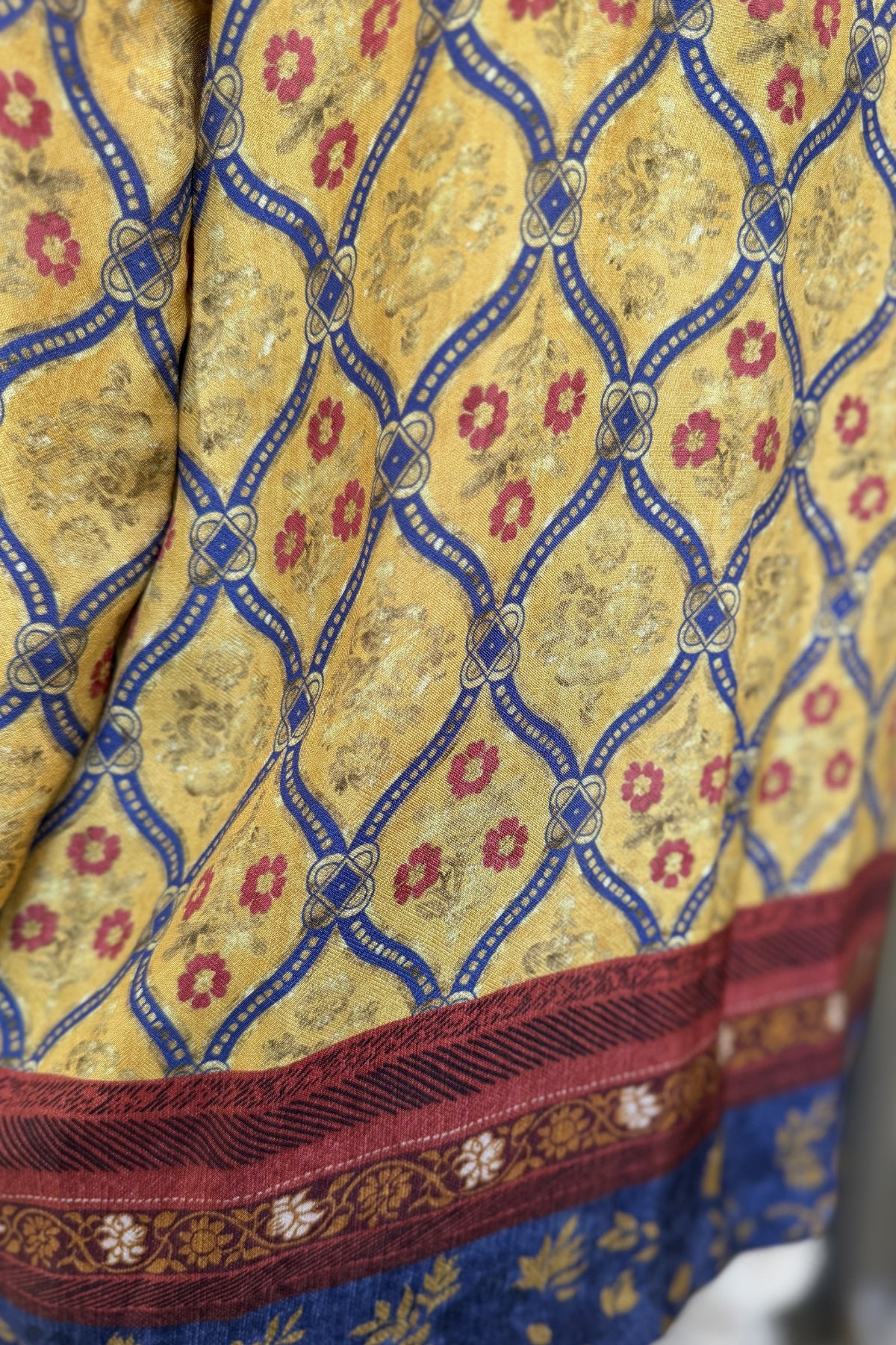 WU-SIDE - giacca kimono viscosa - GIALLO
