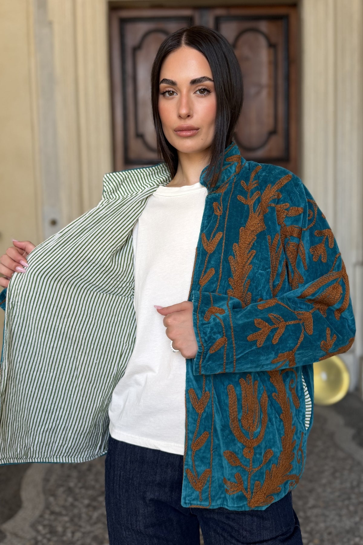 FABRICE PARIS - giacca kimono moucheron - 137