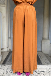 ARTEFILIA-MILANO - pantalone marea viscosa - RUM