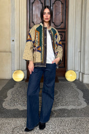 one-hundred-stars-1 - velvet jacket - FLEUR DE LYS SAND