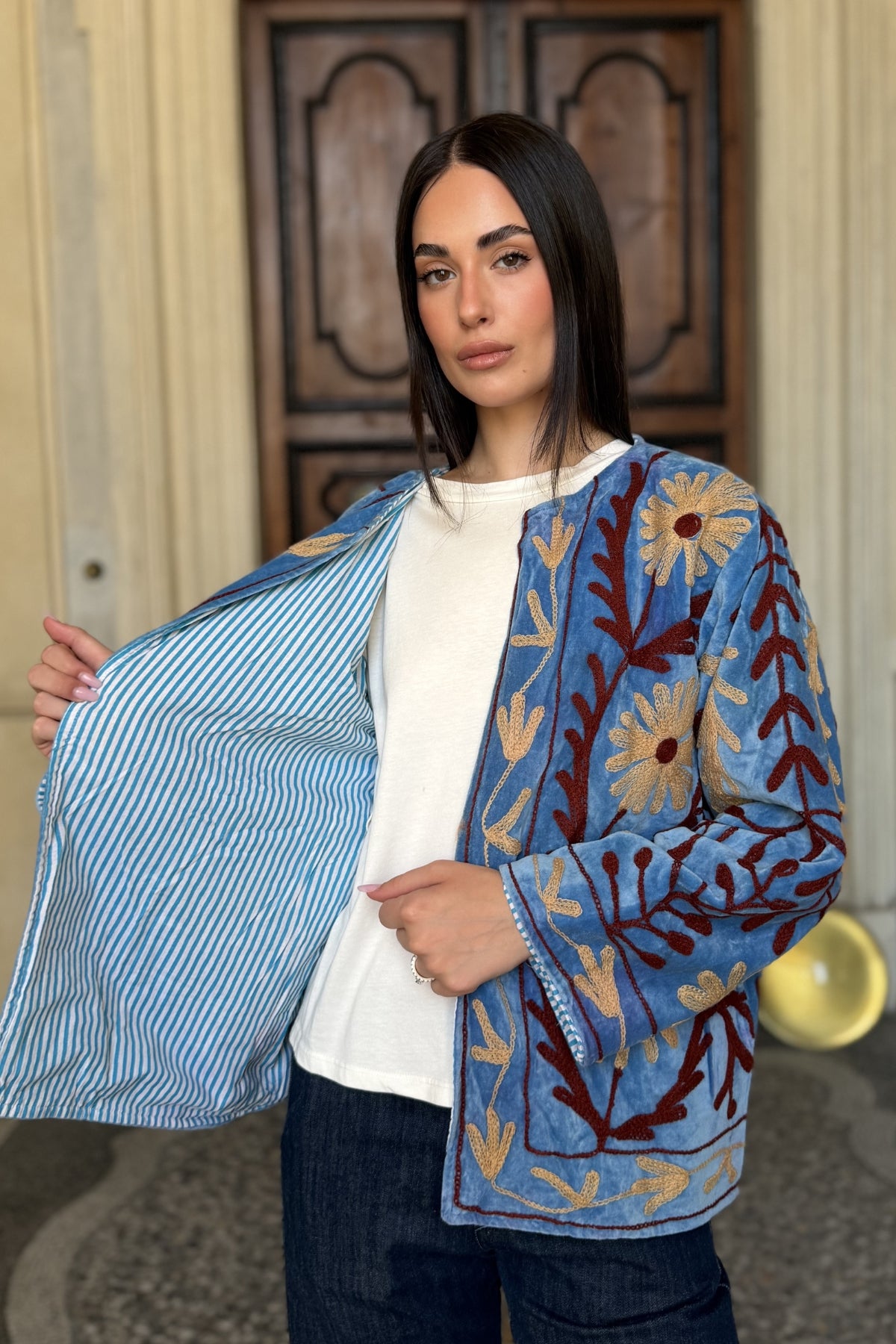FABRICE PARIS - giacca kimono moucheron - 88