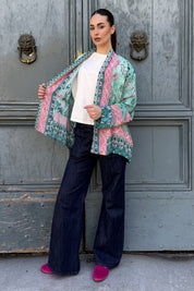 WU-SIDE - giacca kimono viscosa sfoderato - TIFFANY