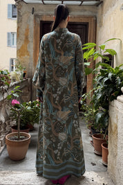 WU-SIDE - abito viscosa - VERDE