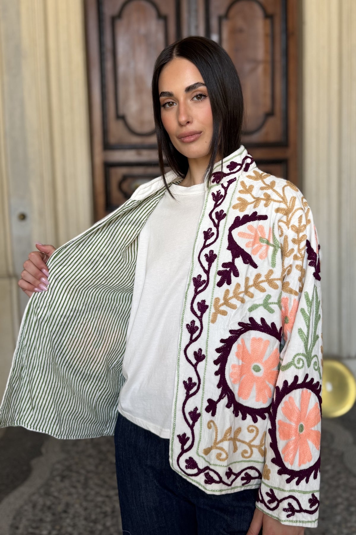 FABRICE PARIS - giacca kimono moucheron - 126