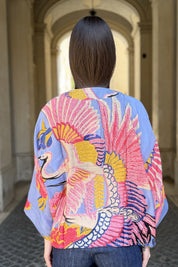 one-hundred-stars-1 - giacca kimono - CRANE PERIWINKLE