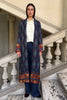 WU-SIDE - giacca kimono viscosa - BLUE