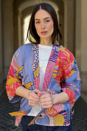 one-hundred-stars-1 - giacca kimono - CRANE PERIWINKLE