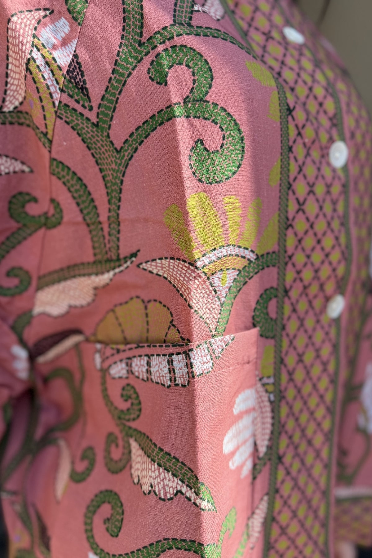 one-hundred-stars-1 - summer jacket - GIANT KANTHA DUSK