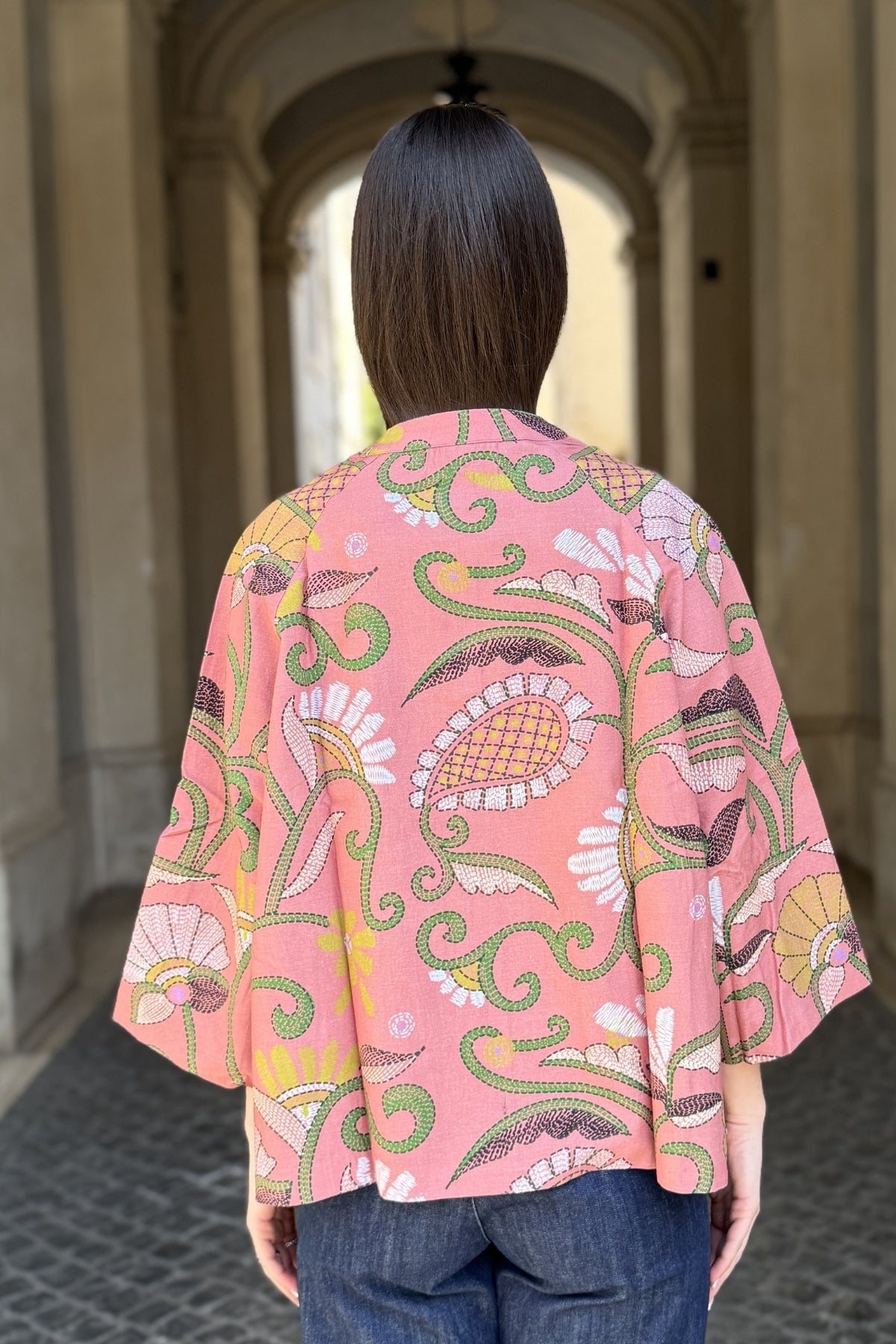 one-hundred-stars-1 - summer jacket - GIANT KANTHA DUSK
