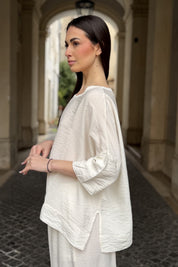 ARTEFILIA-MILANO - blusa marea - BURRO