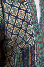 one-hundred-stars-1 - giacca kimono velluto - AMULET EMERALD