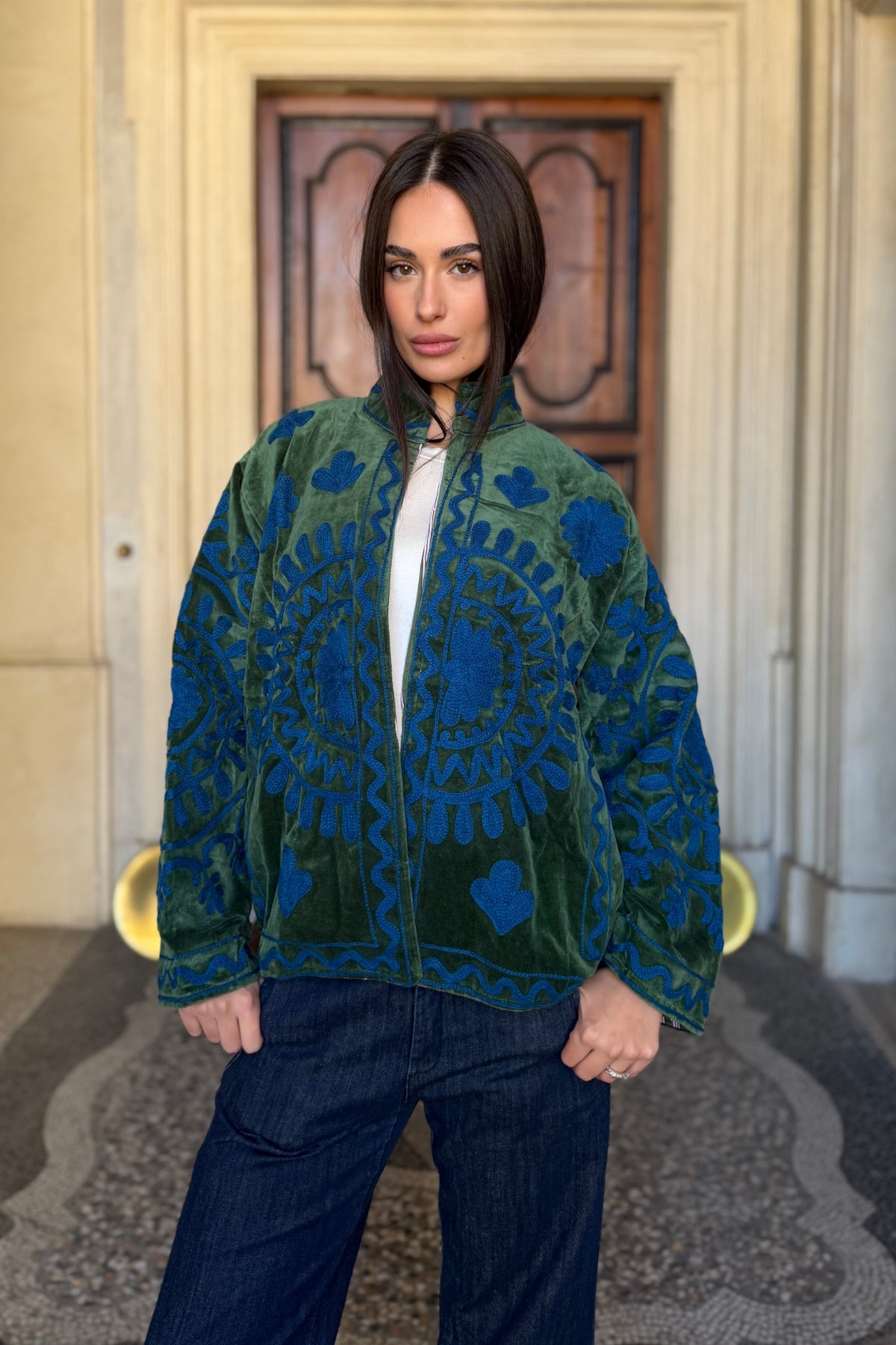 FABRICE PARIS - giacca kimono moucheron - 162