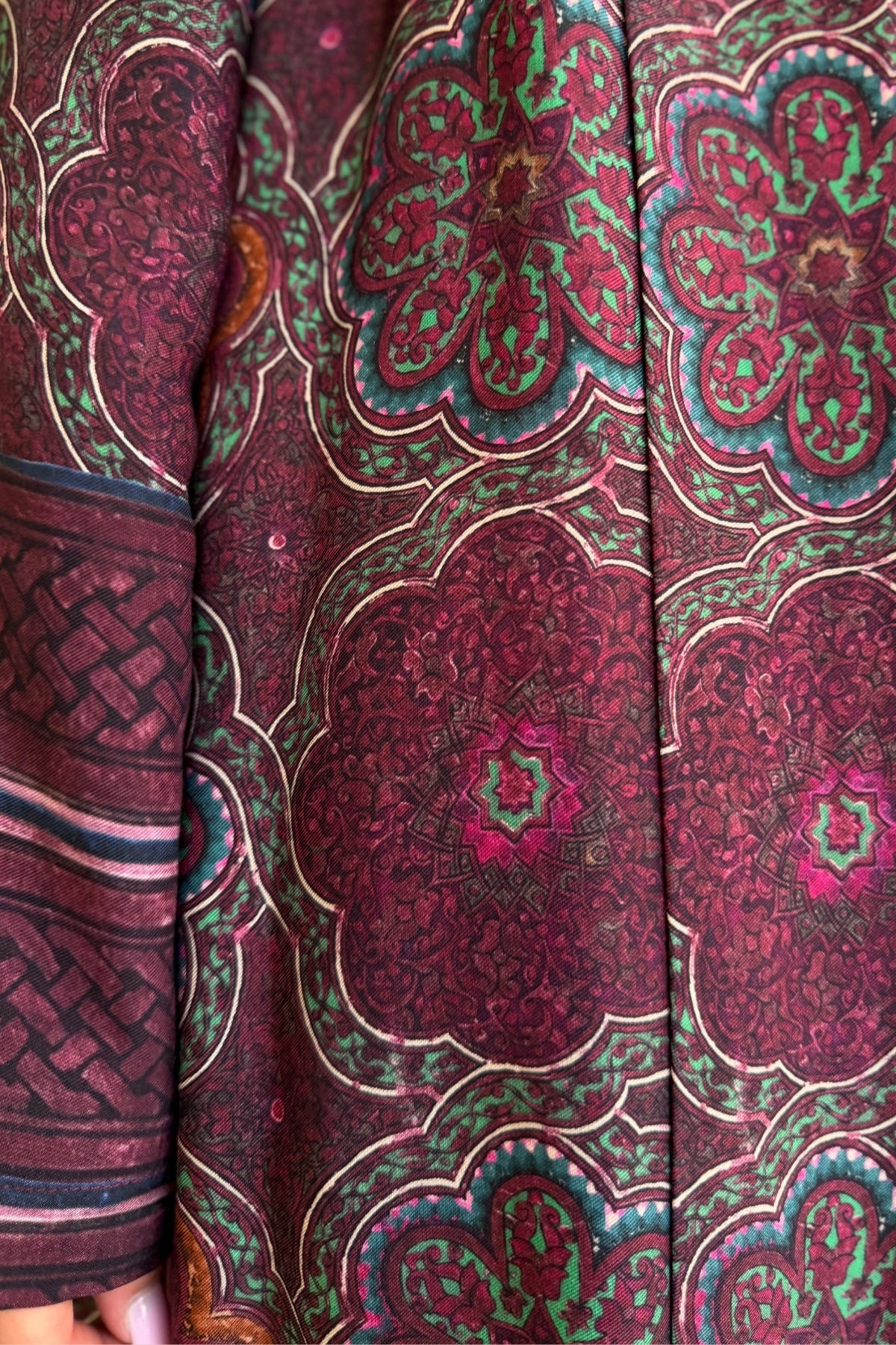 WU-SIDE - kimono viscosa mid - AMARENA